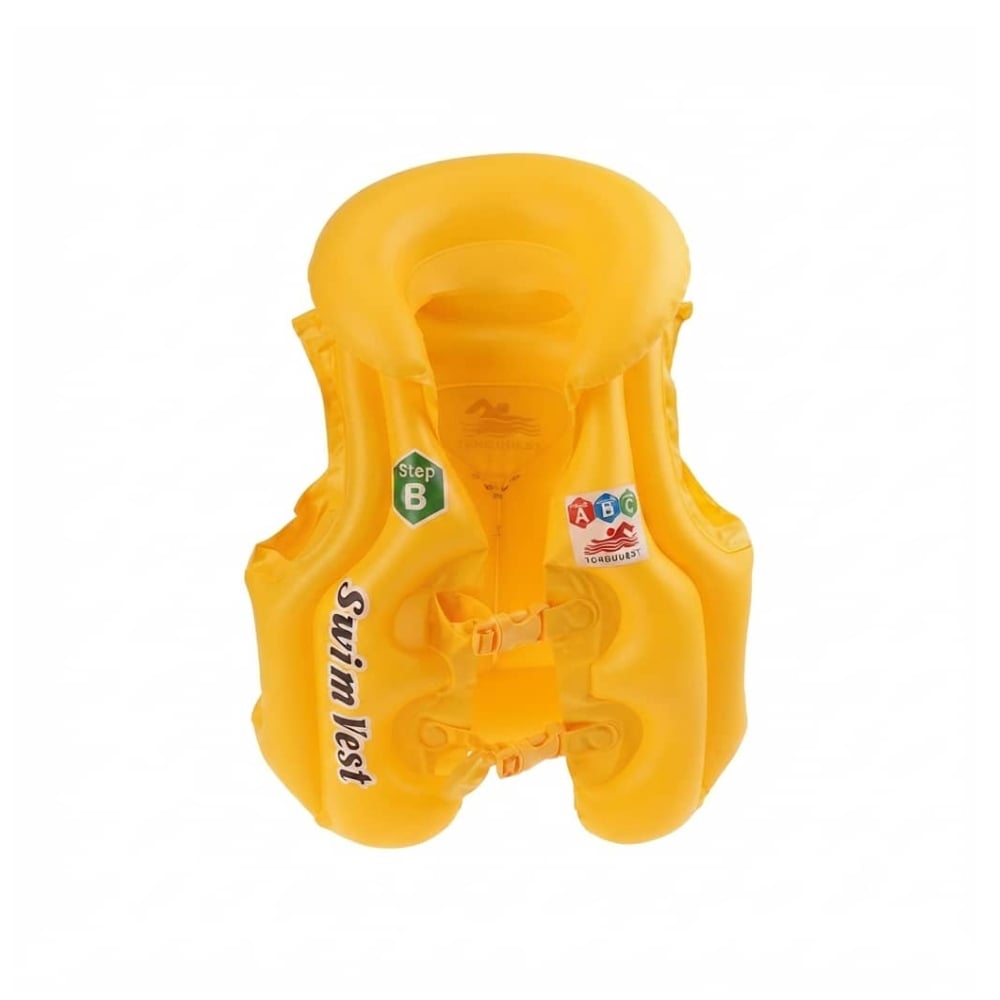 Chaleco salvavidas para niños pequeños con hebilla ajustable color amarillo Shuixiha - Imagen 1