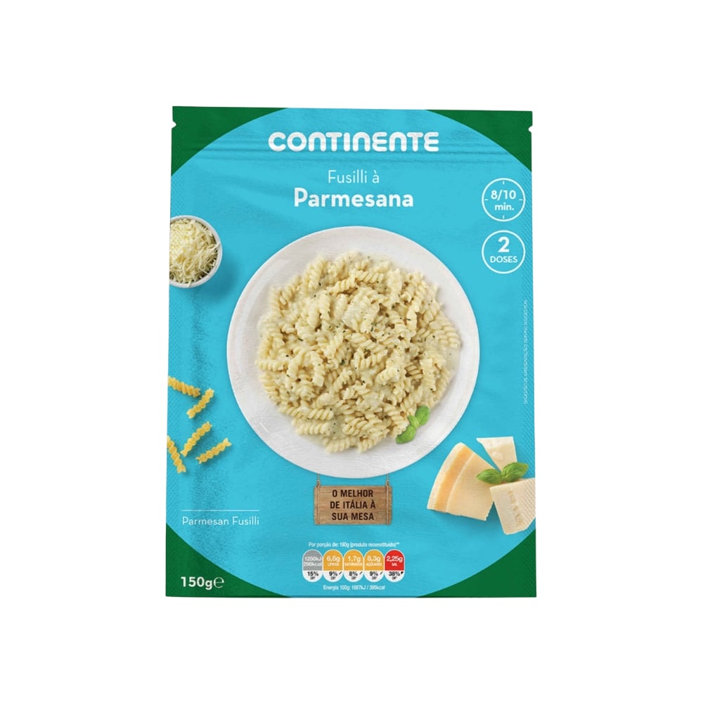 Pasta Fusilli con salsa de queso Continente (150 g / 5.29 oz) - Imagen 1