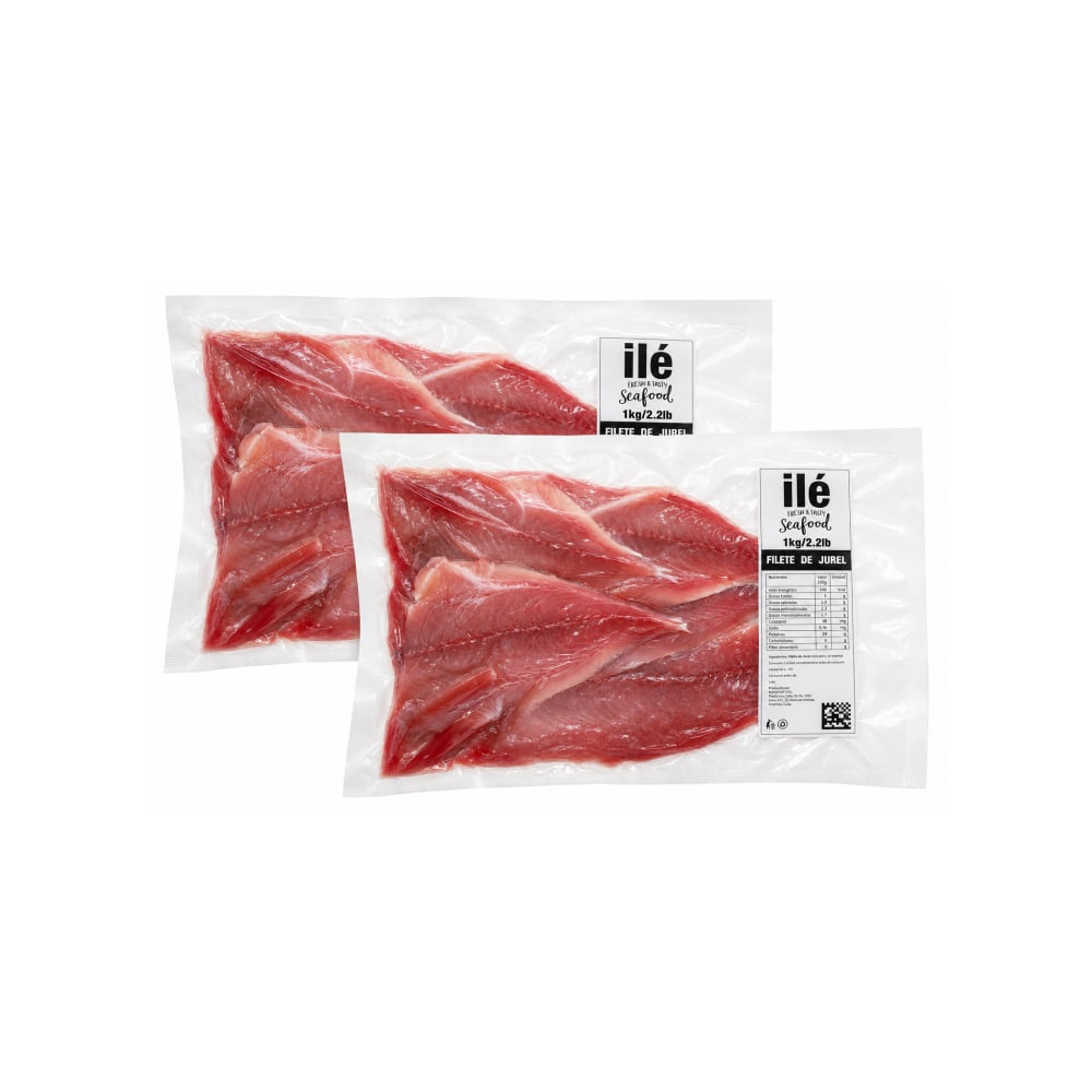 Filete de pescado Jurel Ilé (2 x 1 kg / 2.2 lb) - Imagen 1