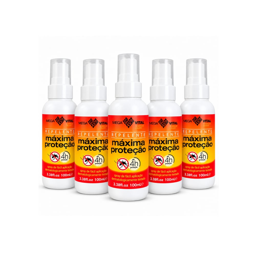 Repelente aerosol Mega Vital (5 x 100 ml) - Imagen 1