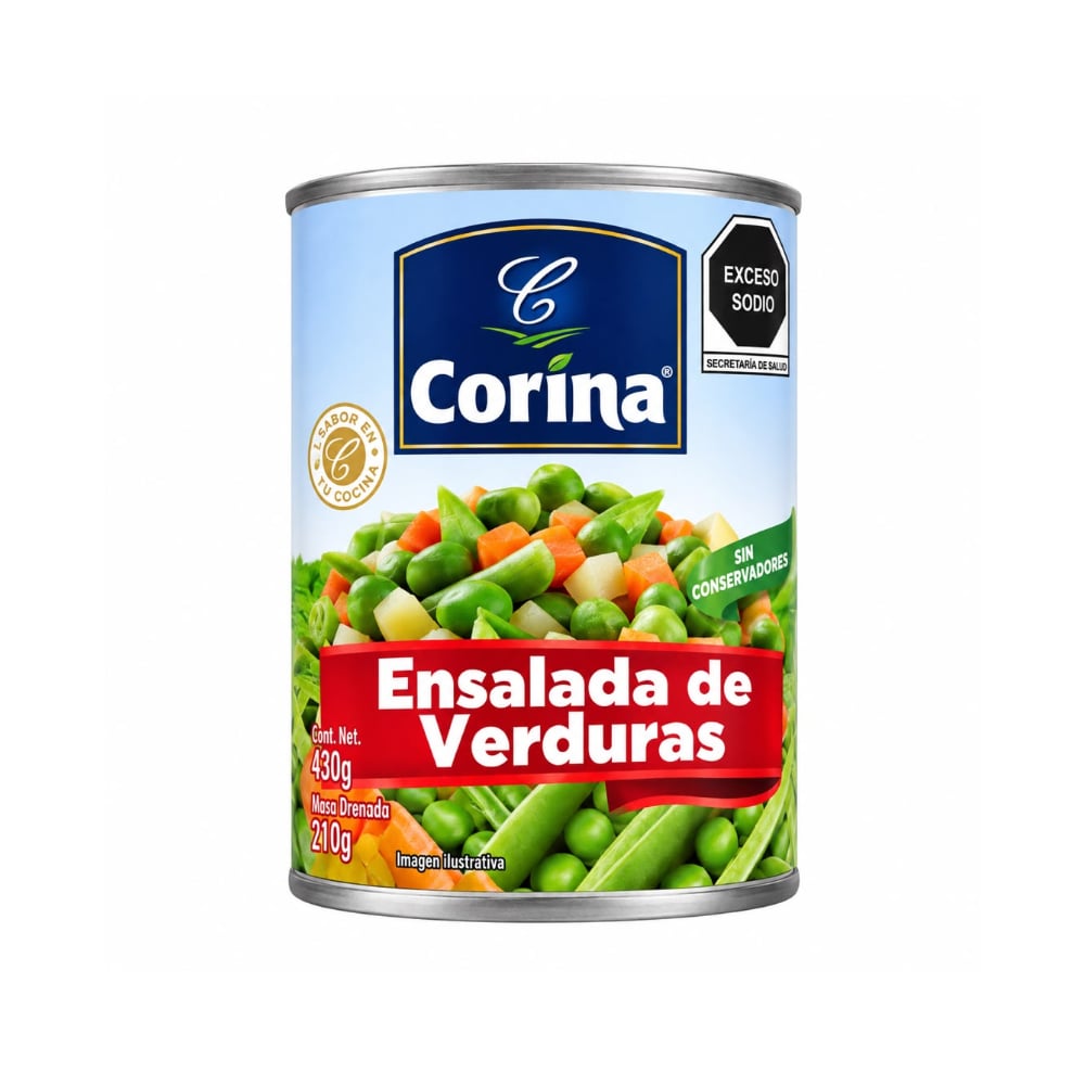 Ensalada de verduras Corina (430 g / 15.17 oz) - Imagen 1