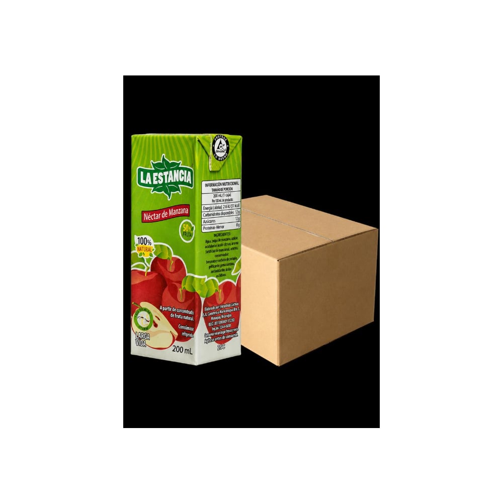 Néctar de manzana La Estancia (200 ml) x 27 Unidades - Imagen 1