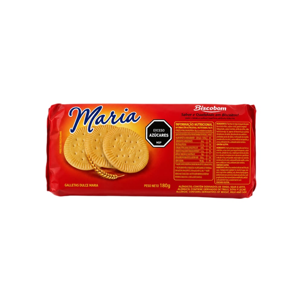 Galletas dulces María Biscobom (180 g / 6.35 oz) - Imagen 1