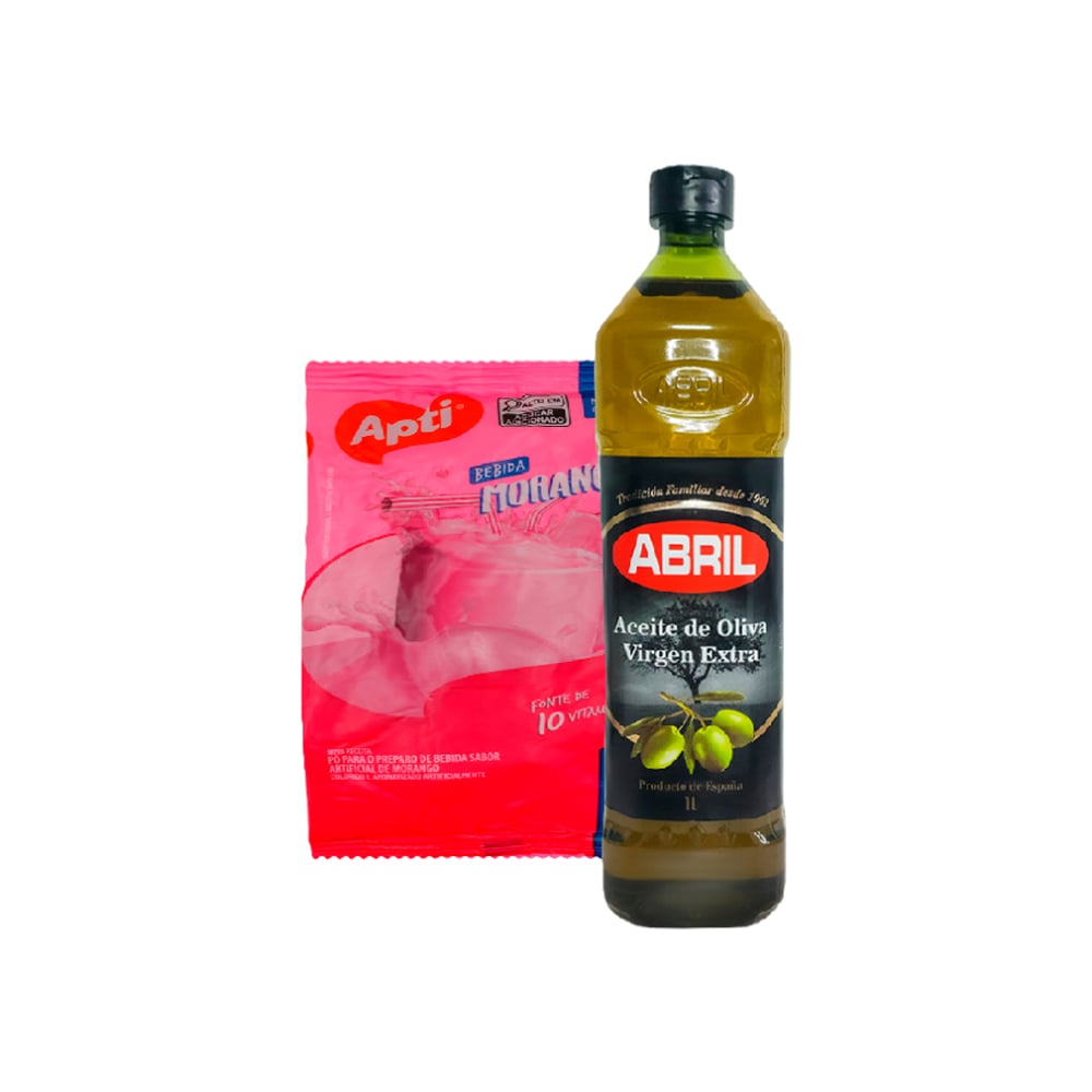 Fresa en polvo instantánea con vitaminas + Aceite de oliva virgen extra (1 L) - Imagen 1
