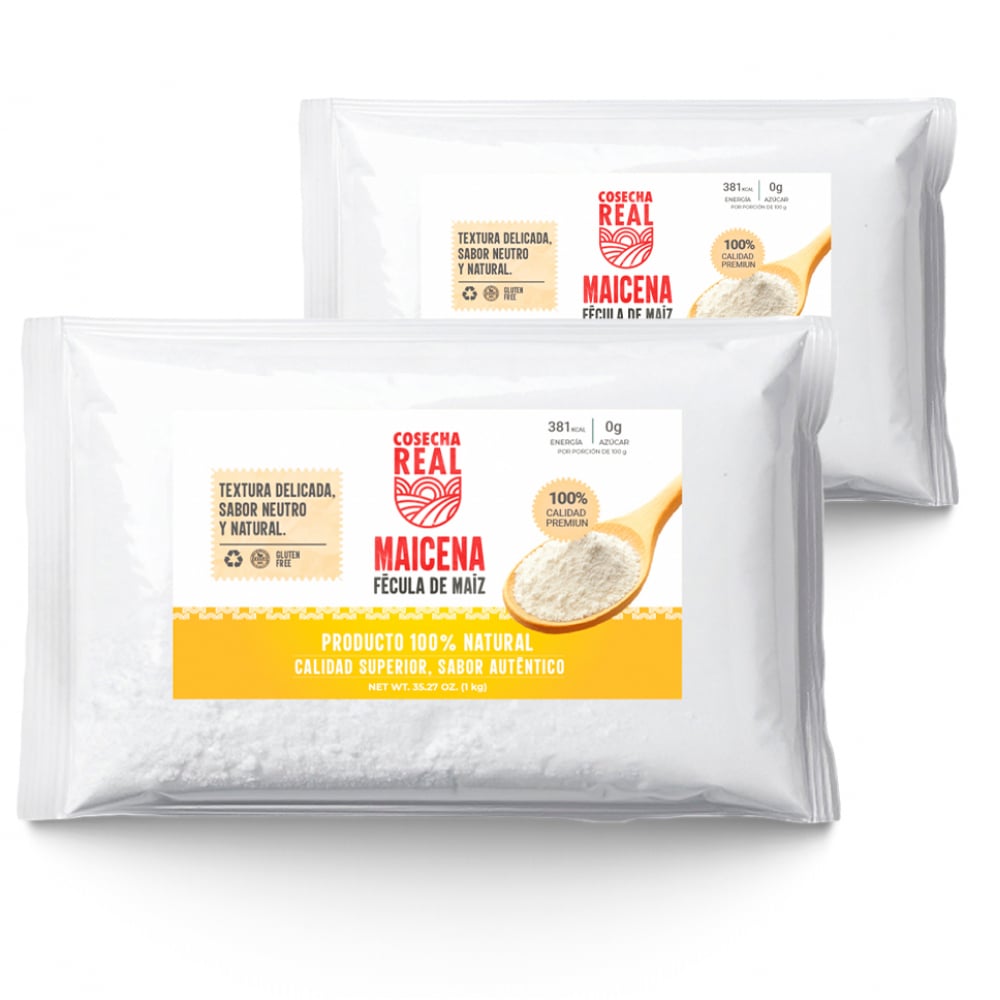 Maicena Cosecha Real (2 x 1 kg / 2.2 lb) - Imagen 1