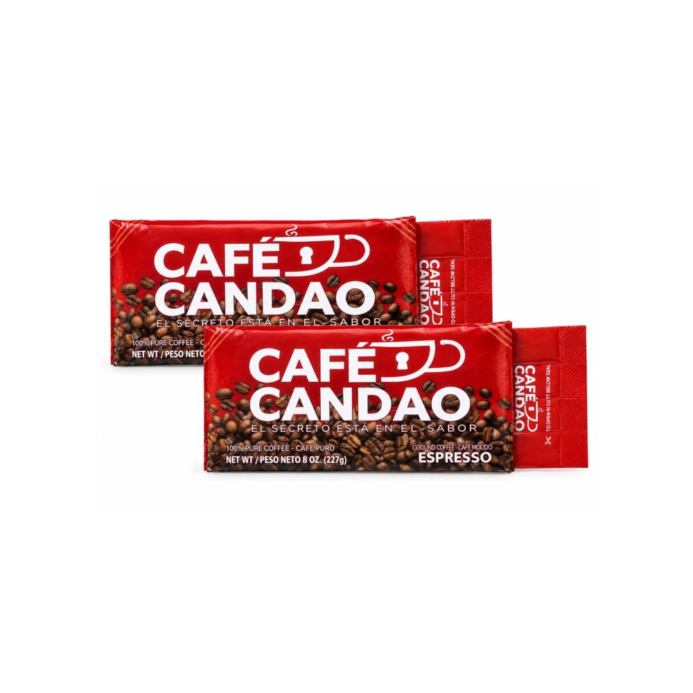 Café molido espresso Candao (2 x 227 g / 8 oz) - Imagen 1
