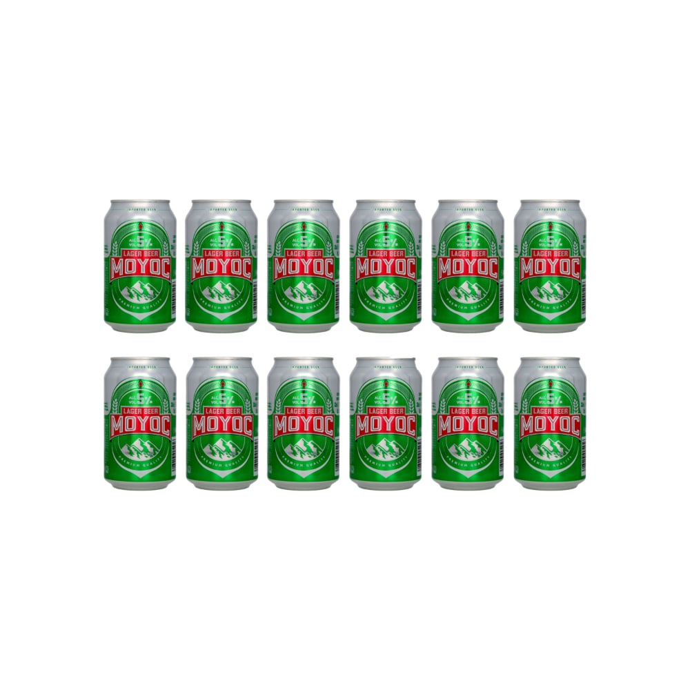 Cerveza lager Moyoc (12 x 330 ml) - Imagen 1