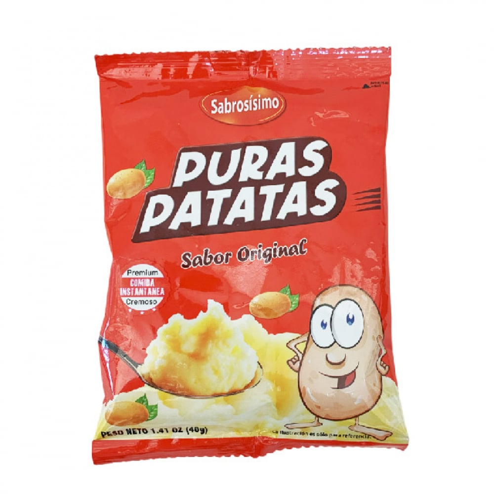 Puré de puras patatas Sabrosísimo (40 g / 1.41 oz) - Imagen 1
