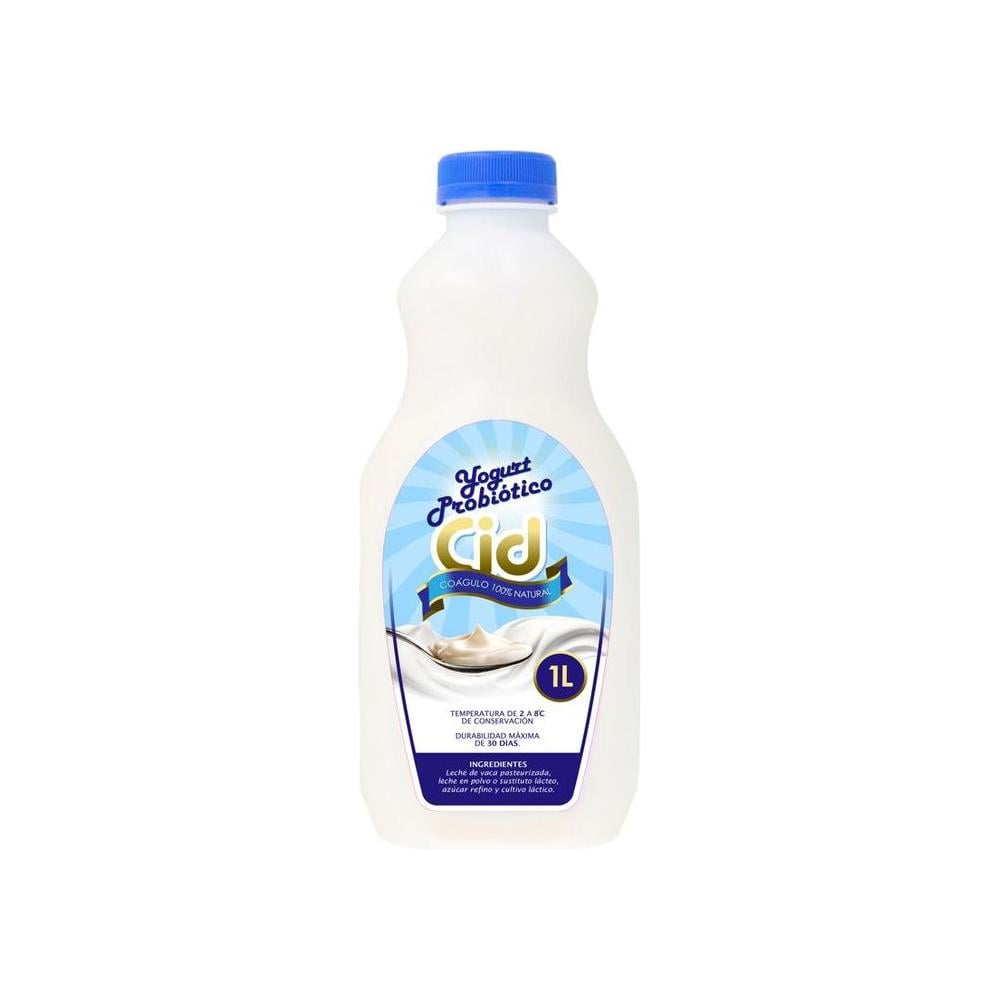 Yogurt probiótico de coágulo 100 % natural Cid (1 L) - Imagen 1