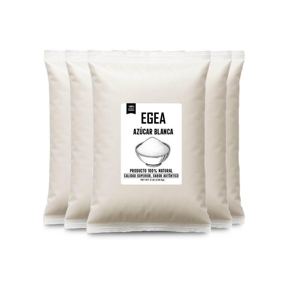 Azúcar blanca EGEA (5 x 1.36 kg / 3 lb) - Imagen 1