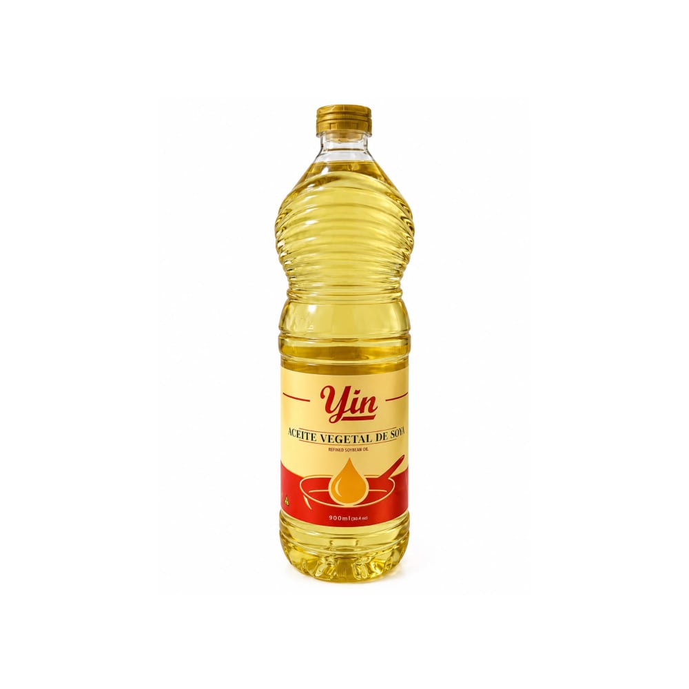 Aceite vegetal de soya Yin (900 ml) - Imagen 1