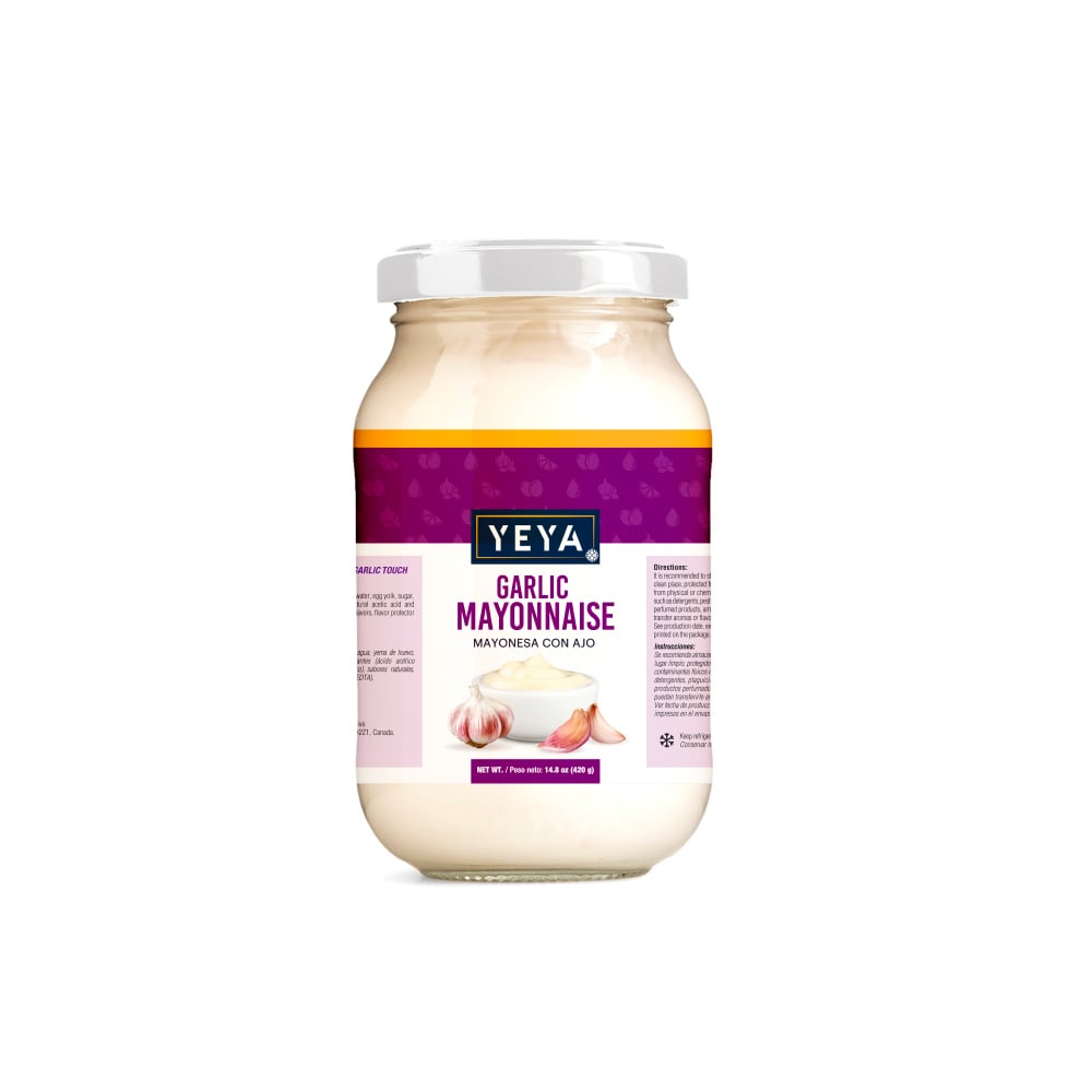 Mayonesa con ajo YEYA (420 g / 14.8 oz) - Imagen 1
