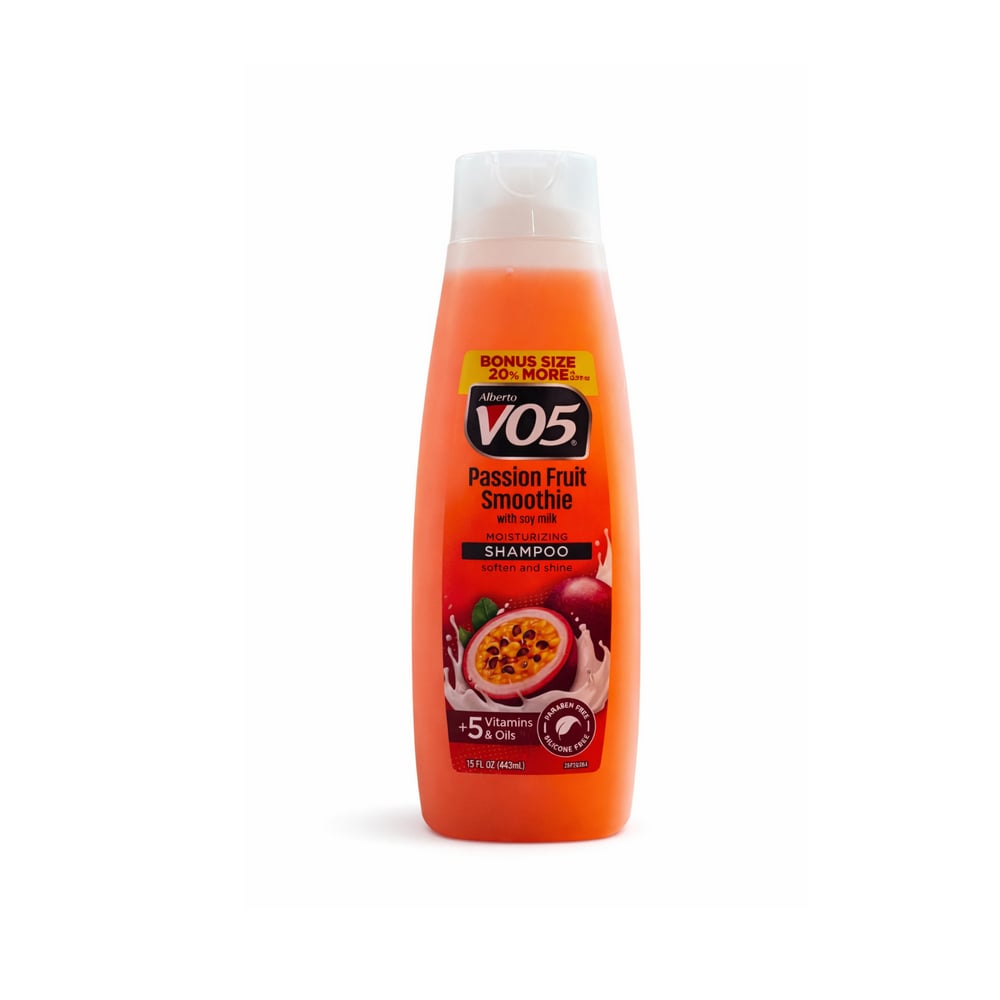 Champú batido de fruta de la pasión con leche de soya Alberto V05 (443 ml / 15 fl oz) - Imagen 1