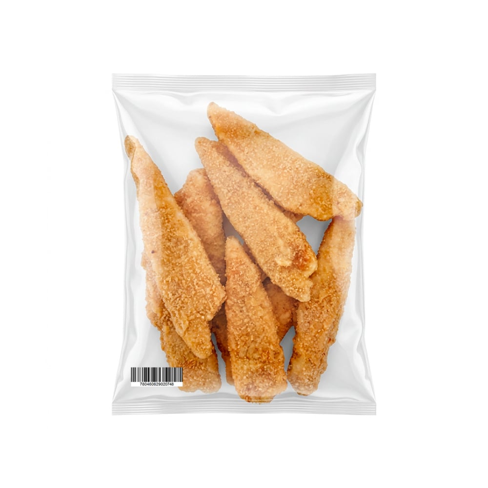 Filete de merluza natural apanado Pacificblu (1 kg / 2.2 lb) - Imagen 1