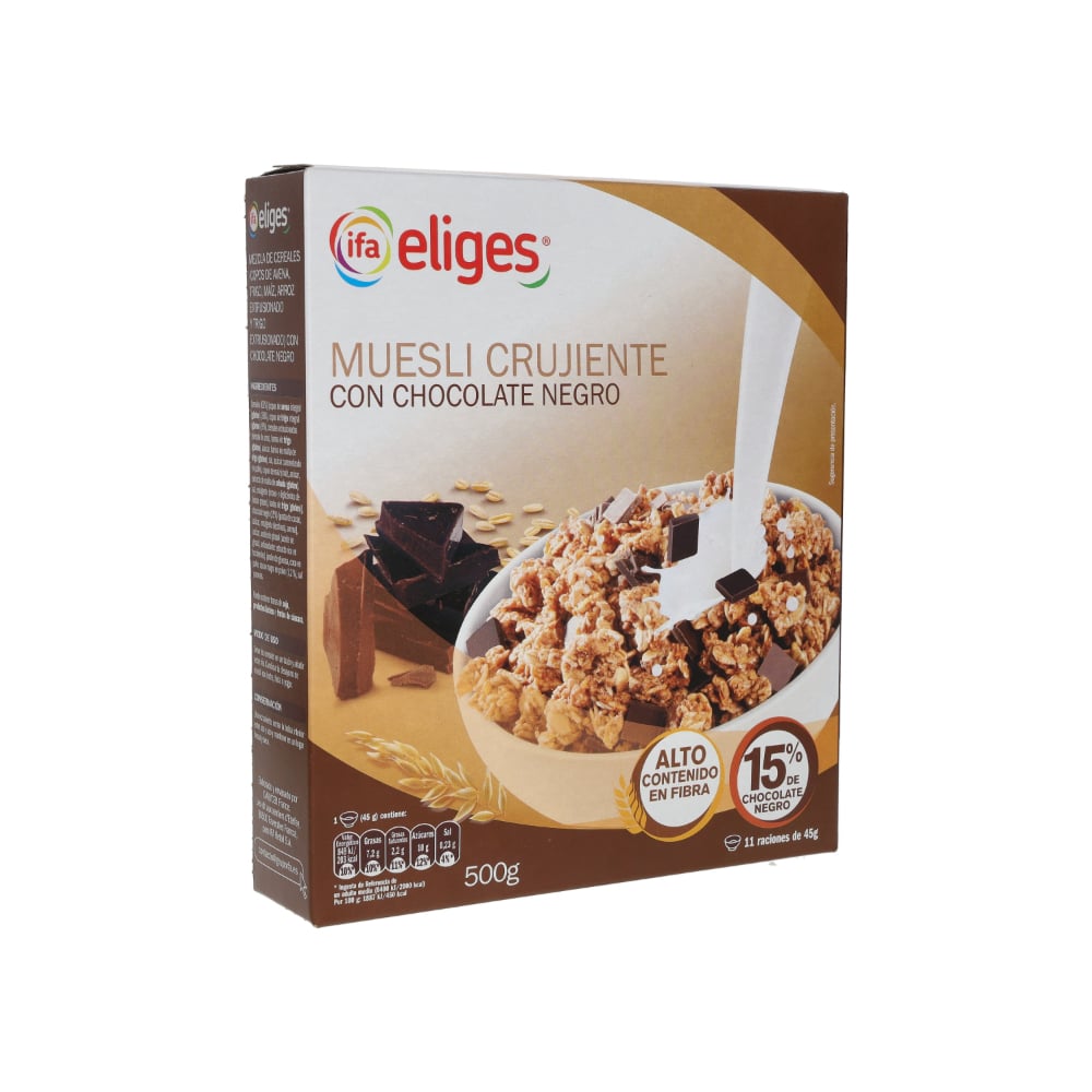 Muesli crujiente con chocolate Ifa Eliges (500 g / 1.1 lb) - Imagen 1
