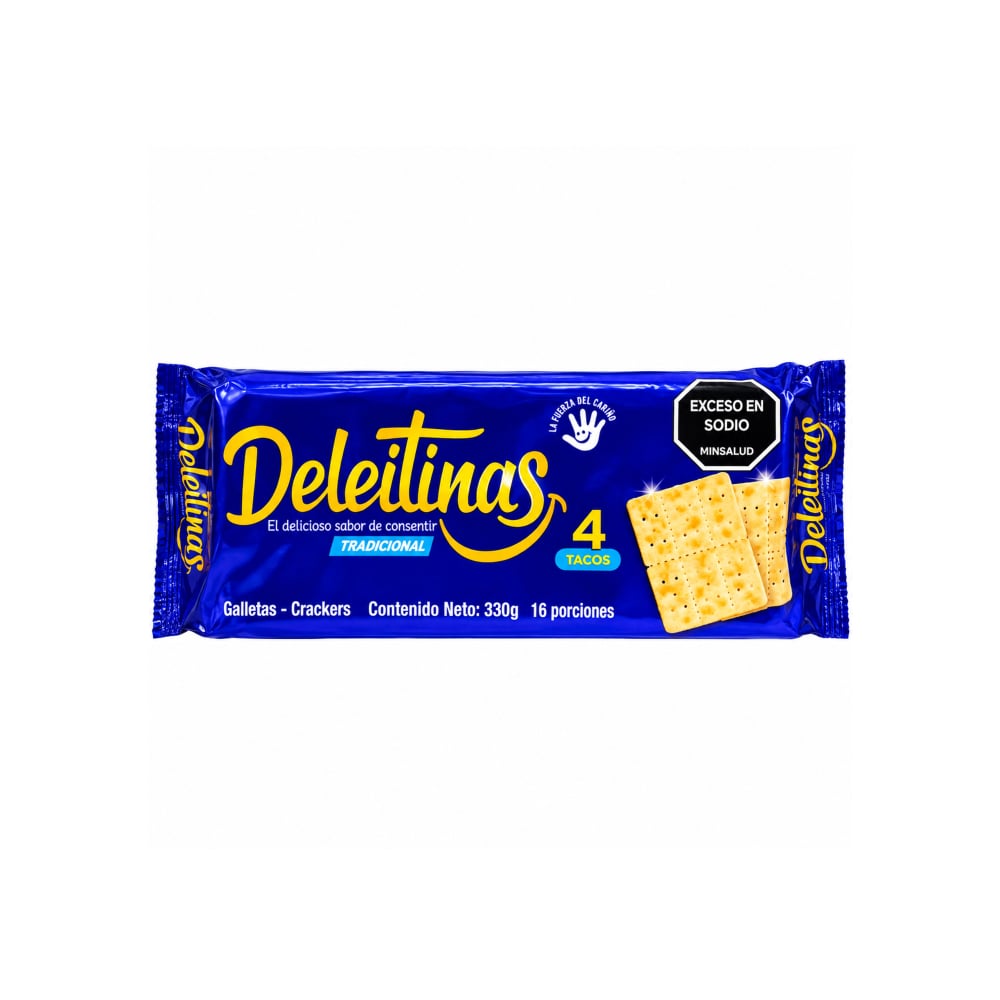 Deleitinas crackers saladas (330 g / 11.64 oz) - Imagen 1