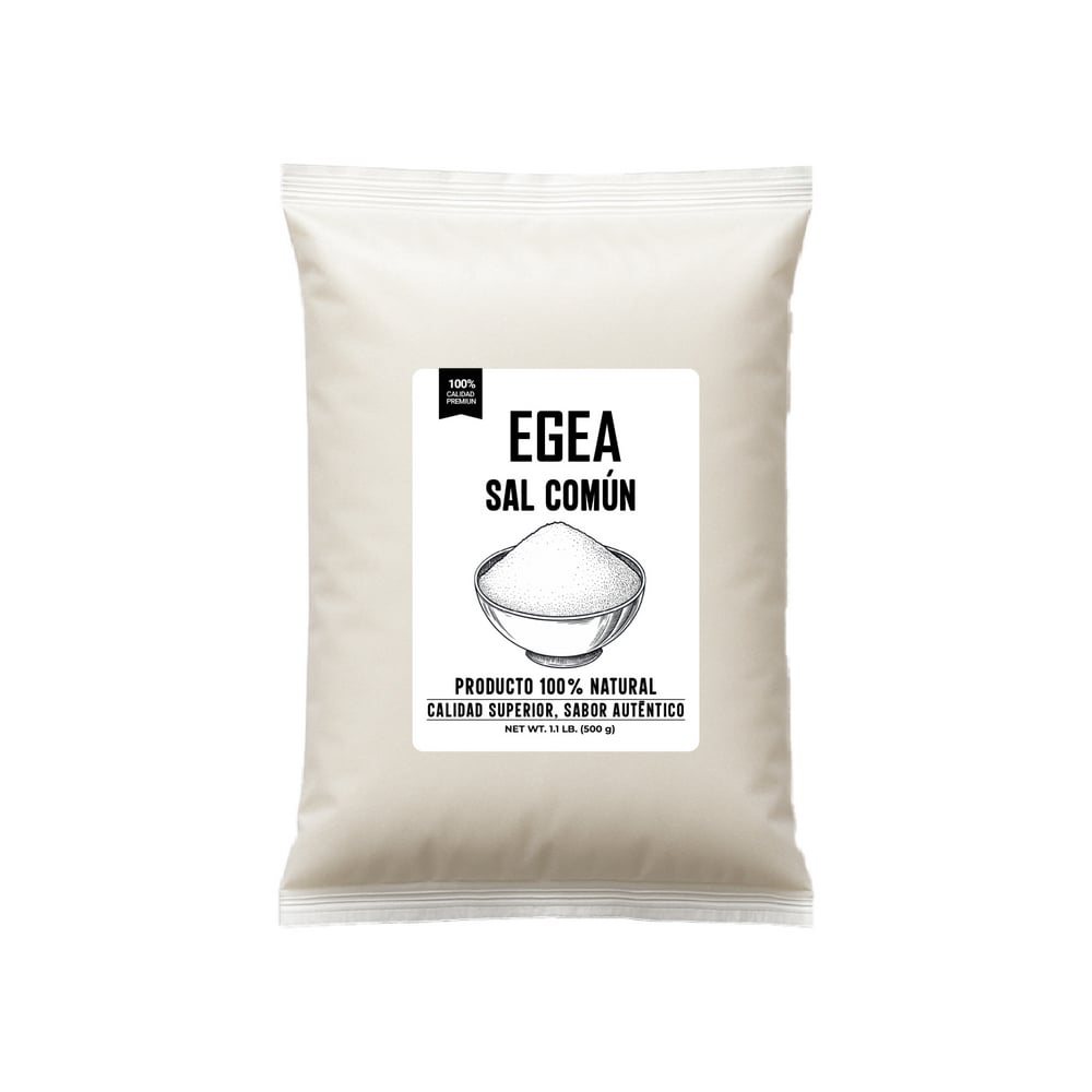 Sal común EGEA (500 g / 1.1 lb) - Imagen 1