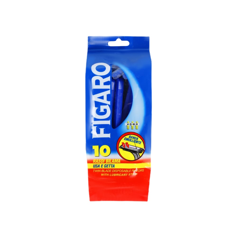 Máquinas de afeitar desechables Figaro (10 U) - Imagen 1