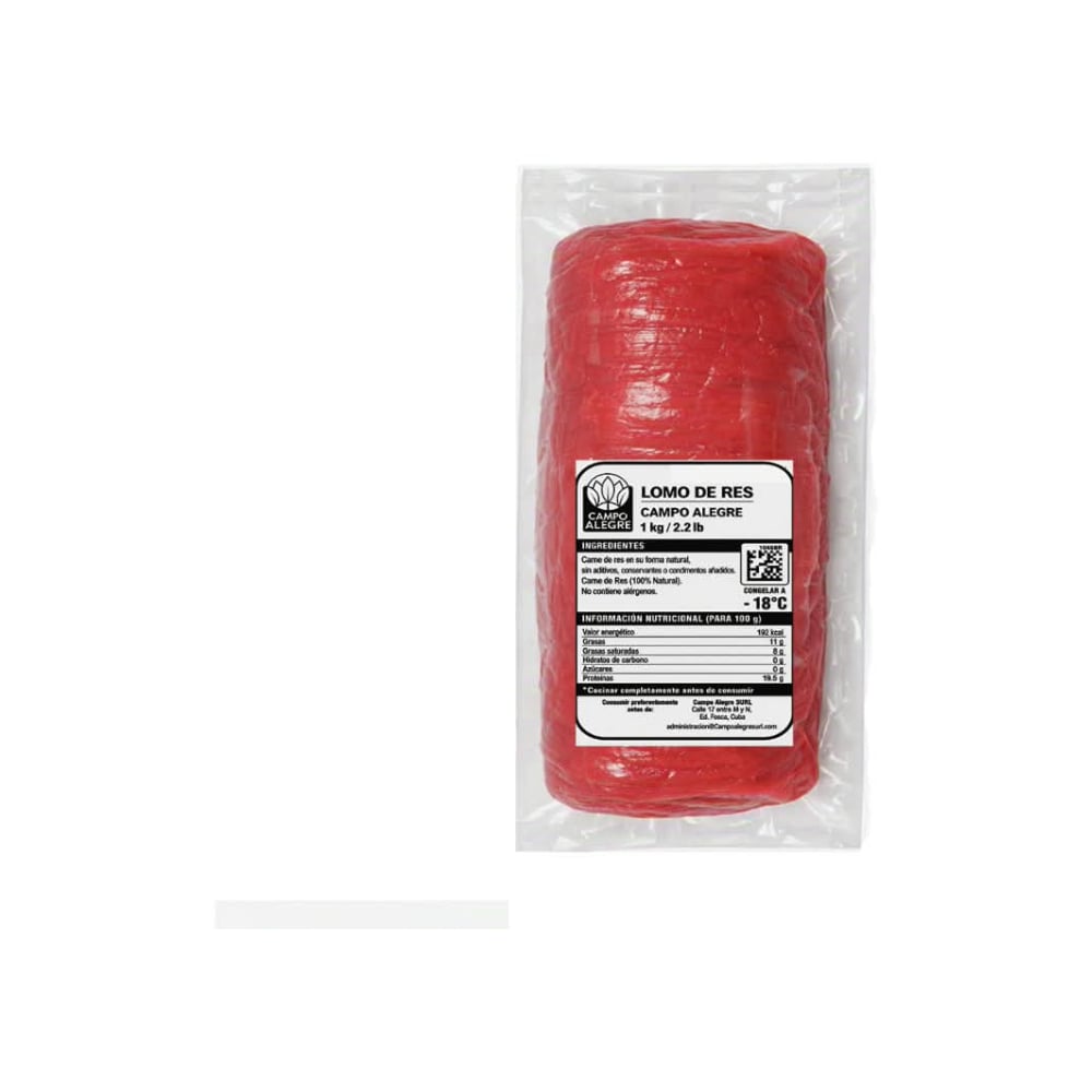 Lomo de res Campo Alegre (1 kg / 2.2 lb) - Imagen 1