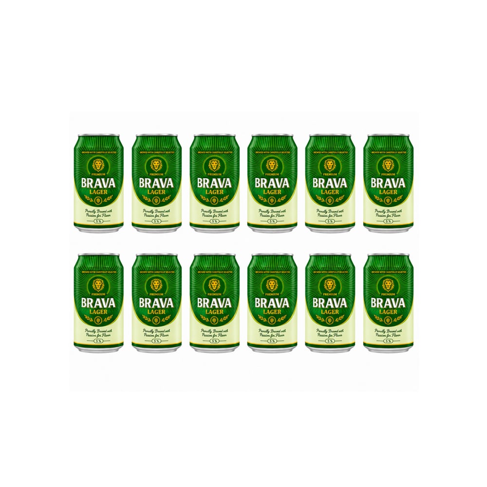Cerveza premium Brava (330 ml / 11.2 fl oz) - Imagen 1