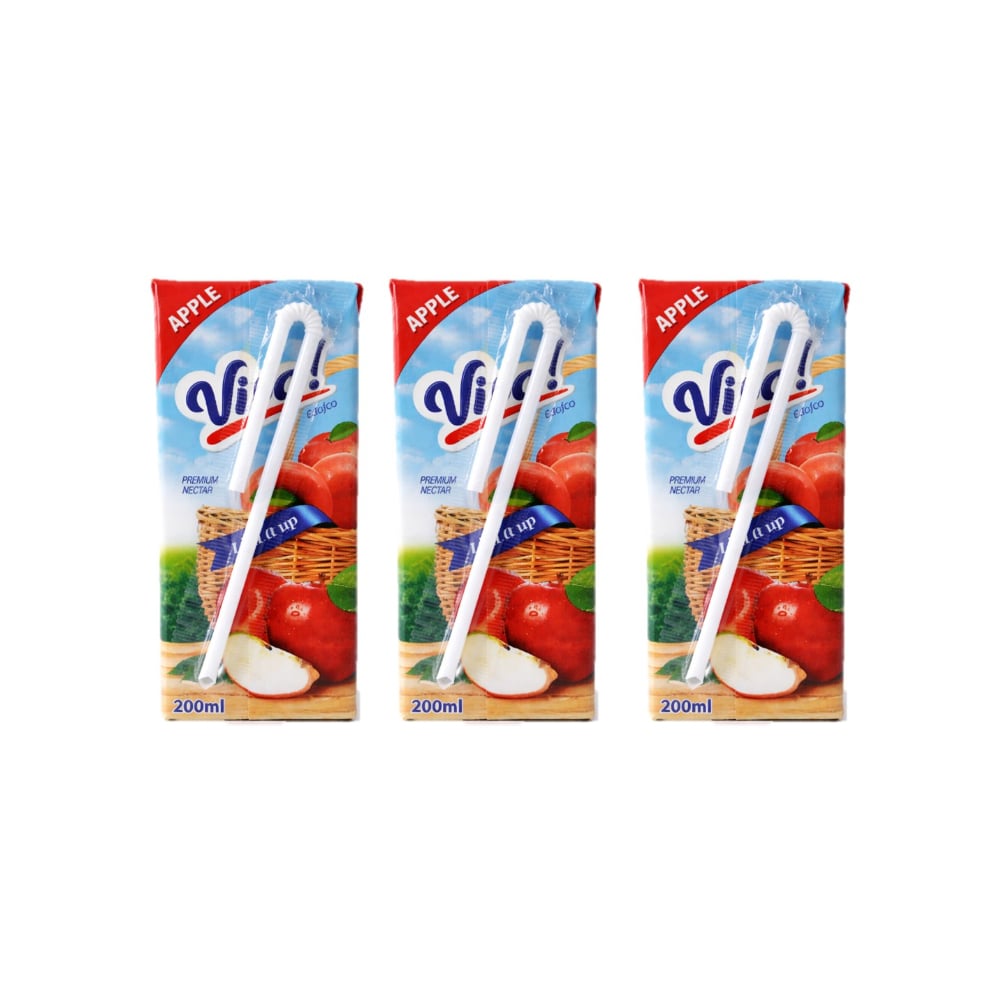Néctar de manzana Viva (3 x 200 ml) - Imagen 1