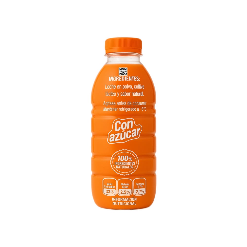 Yogurt de naranja piña Gustatini (1 L) - Imagen 1
