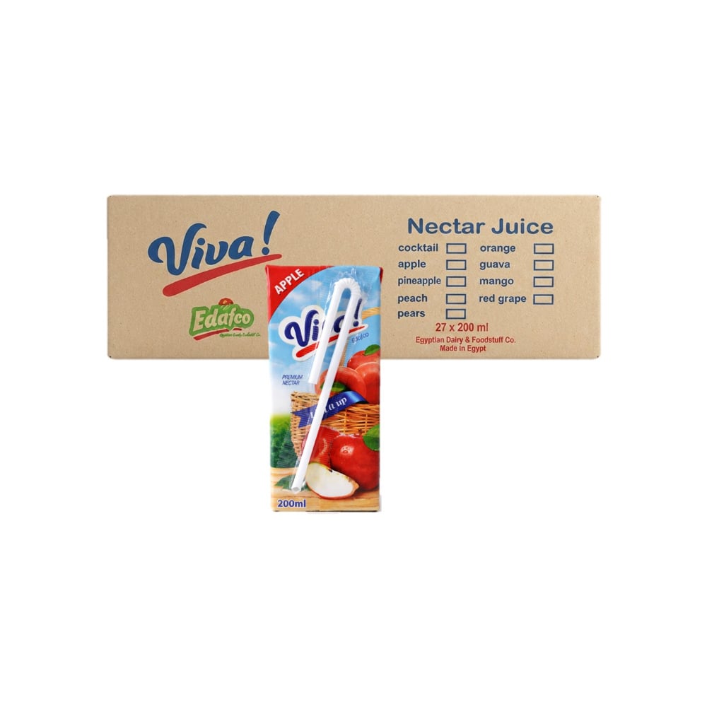 Néctar de manzana Viva (27 x 200 ml) - Imagen 1