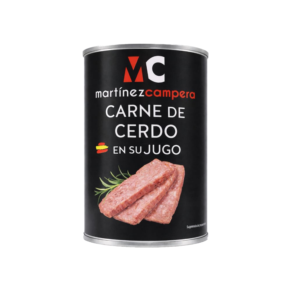 Spam fiambre carne de cerdo en su jugo Martínez Campera (400 g / 14.11 oz) - Imagen 1