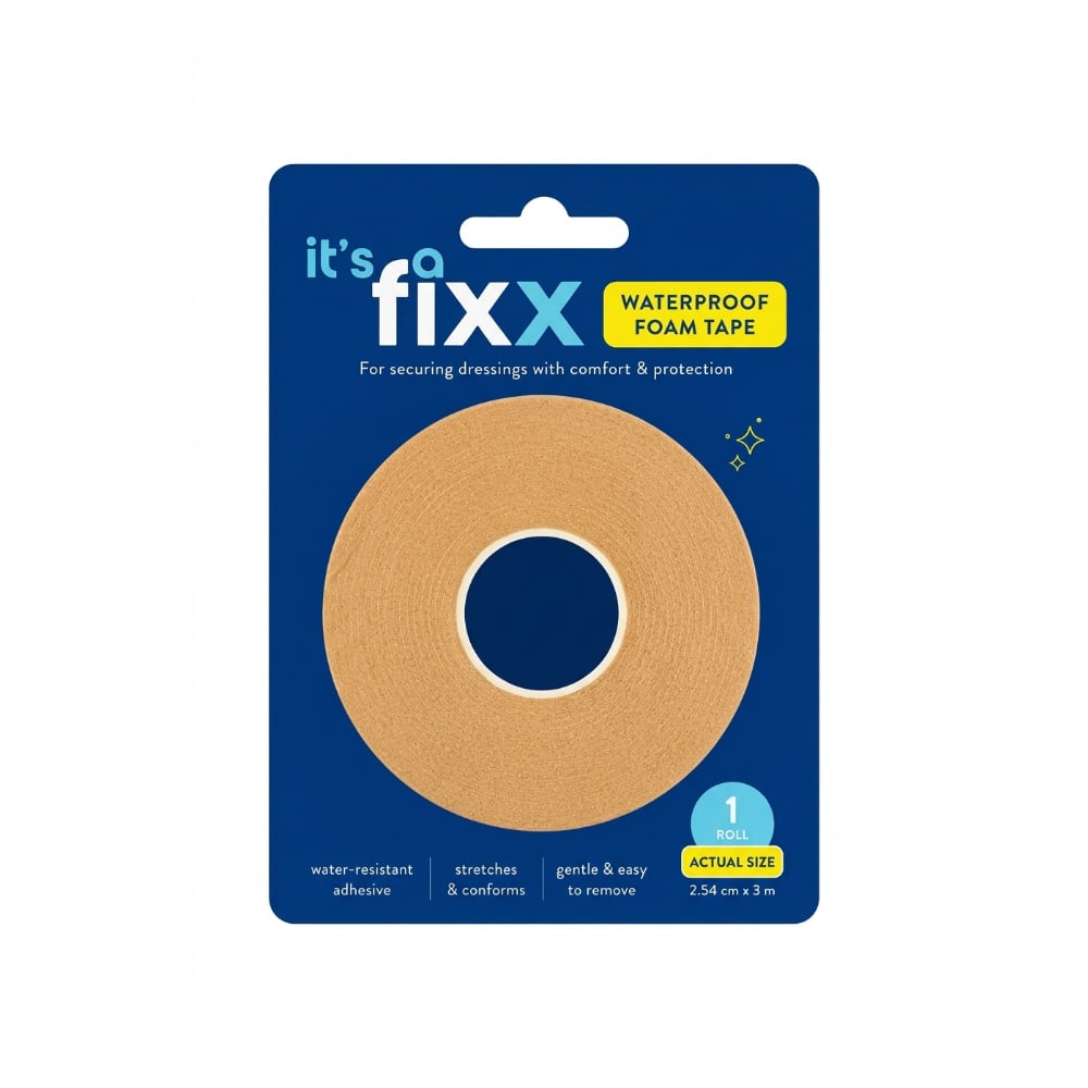 Esparadrapo de espuma impermeable 2.54 cm x 3m It's a fixx - Imagen 1