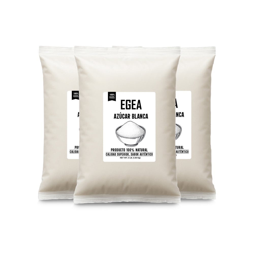 Azúcar blanca EGEA (3 x 1.36 kg / 3 lb) - Imagen 1