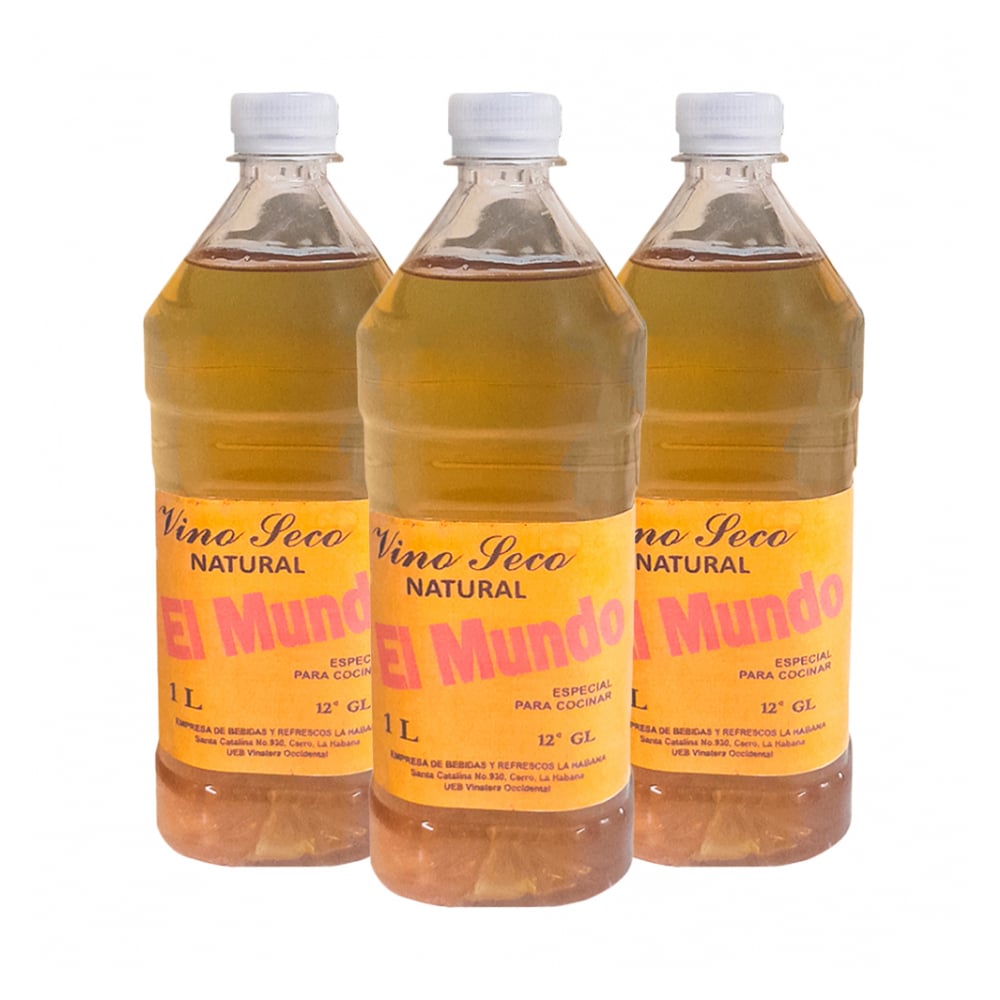 Vino seco natural El Mundo (3 x 1 L) - Imagen 1