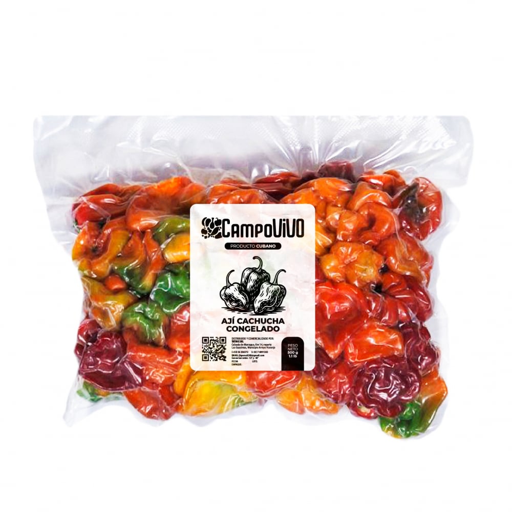 Ají cachucha congelado Campo Vivo (500 g / 1.1 lb) - Imagen 1