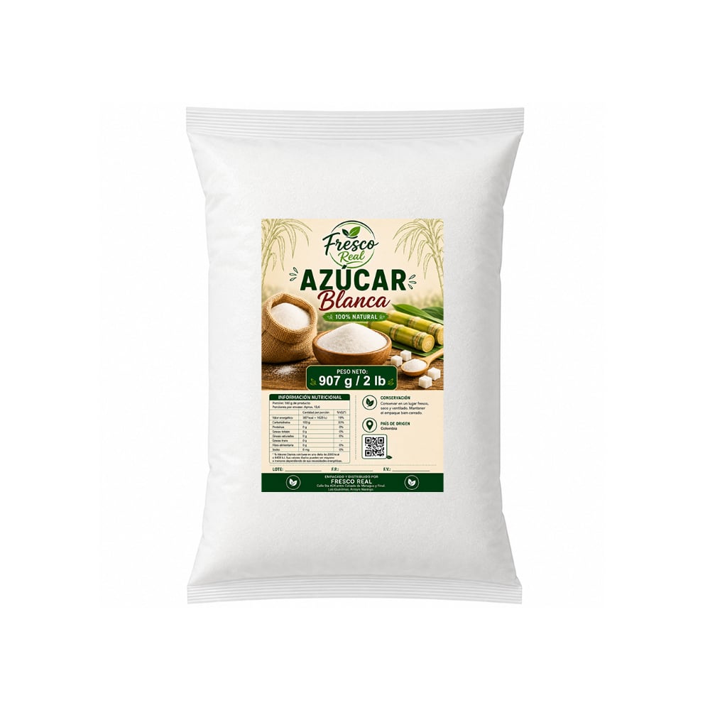 Azúcar blanca Fresco Real (907 g / 2 lb) - Imagen 1