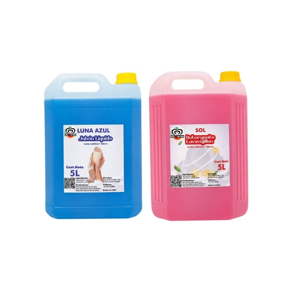 Jabón líquido Luna Azul + Detergente lavavajillas - Imagen 1