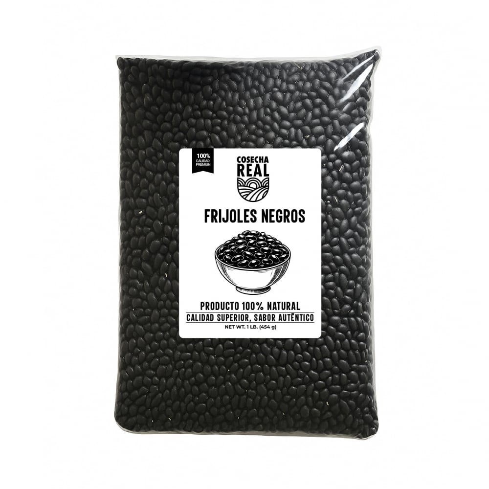 Frijoles negros Cosecha Real (454 g / 1 lb) - Imagen 1