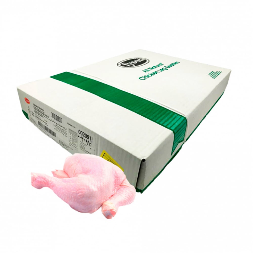 Caja de cuartos traseros de pollo Tyson (15 kg / 33 lb) - Imagen 1