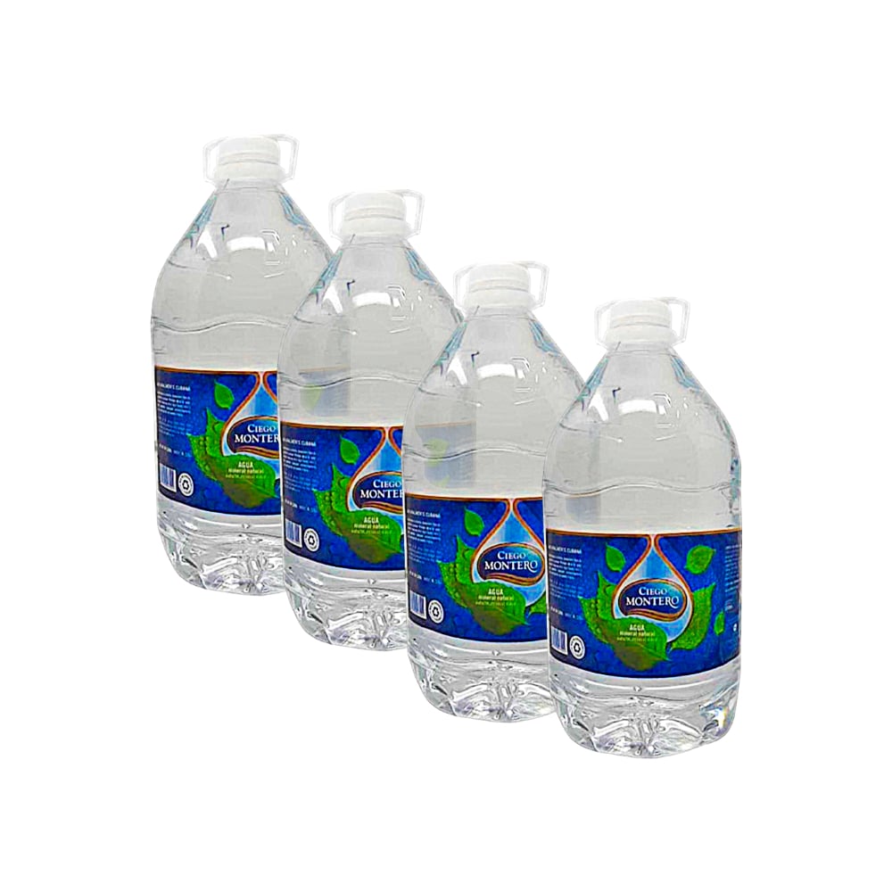 Agua mineral natural Ciego Montero (4 x 5000 ml) - Imagen 1