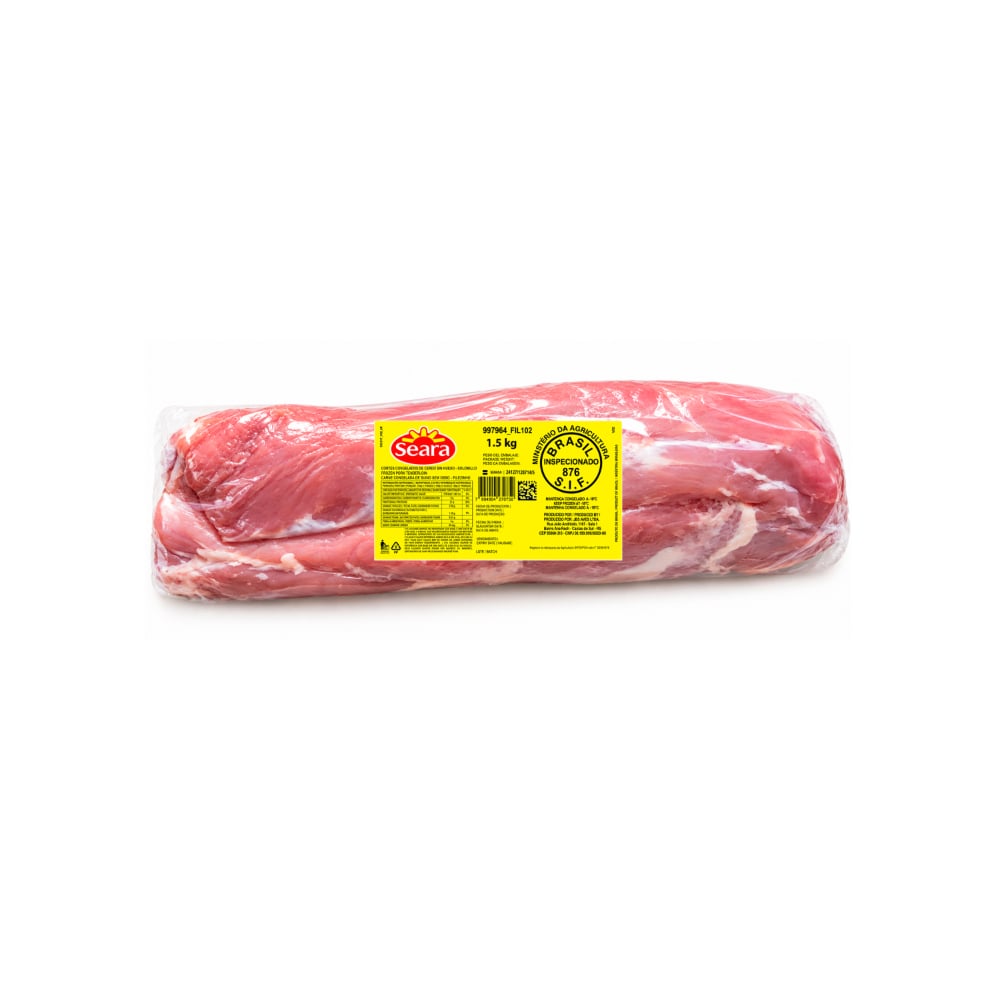 Solomillo de cerdo sin hueso Seara (1.5 kg / 3.3 lb) - Imagen 1