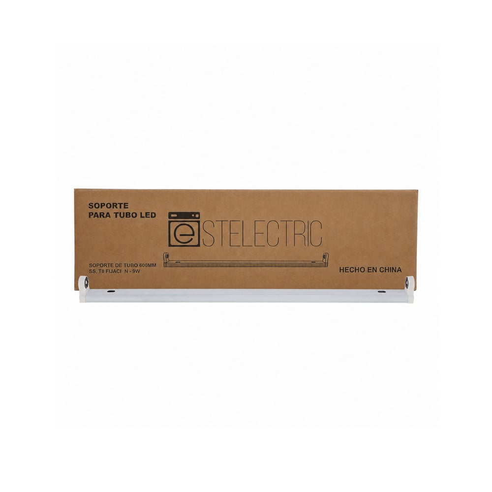 Caja de soporte para tubo LED DE 9 W Estelectric (60 U) - Imagen 1