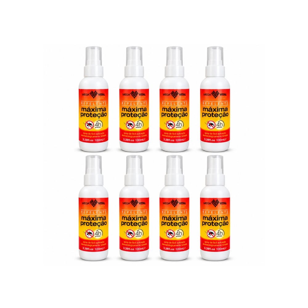 Repelente aerosol Mega Vital (8 x 100 ml) - Imagen 1