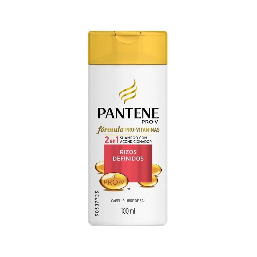 Champú y acondicionador rizos definidos 2 en 1 Pantene (100 ml) - Imagen 1