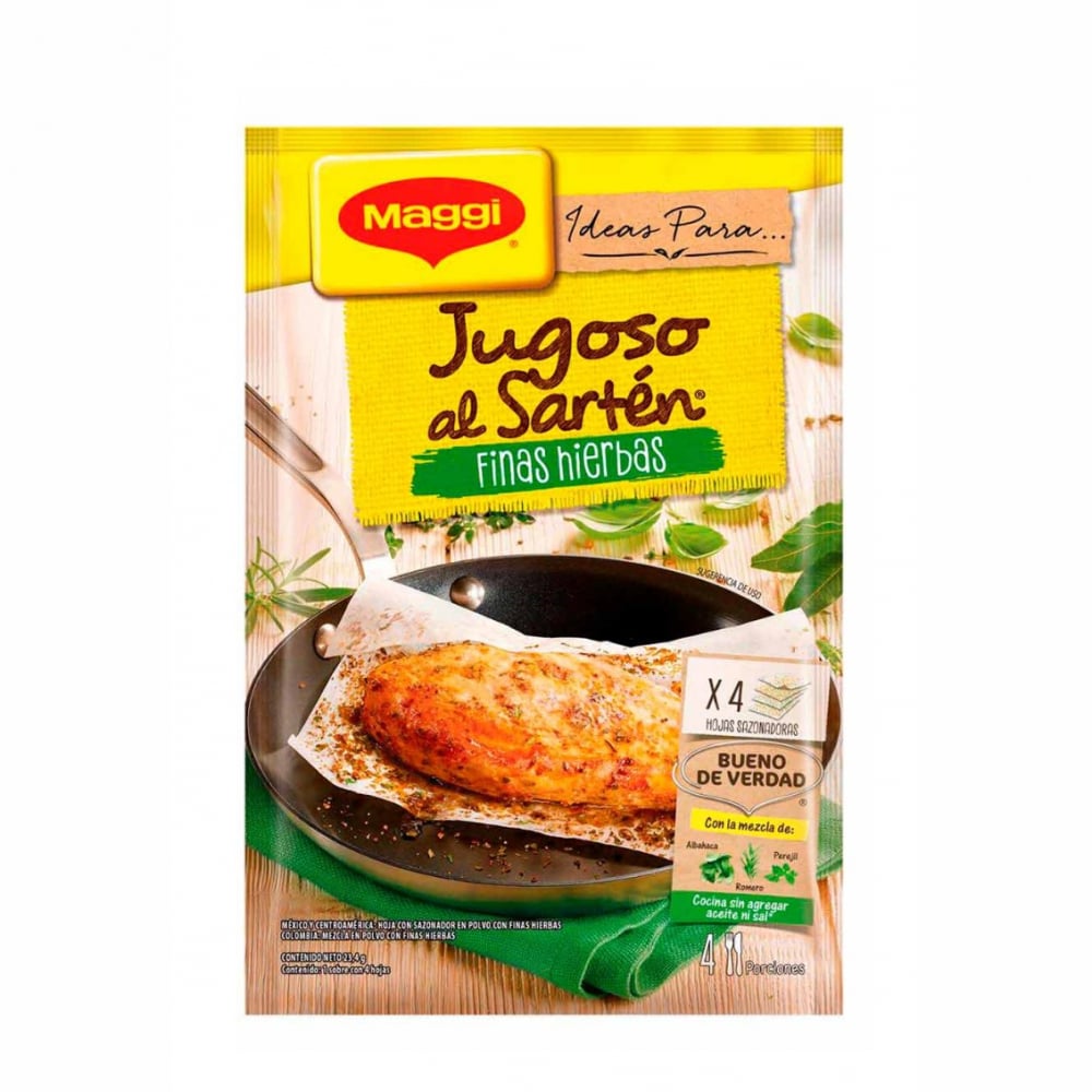 Papelitos sazonadores finas hierbas Maggi (23.4 g / 0.83 oz) - Imagen 1