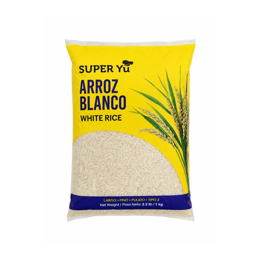 Arroz Blanco Super Yu (1 kg / 2.2 lb) - Imagen 1