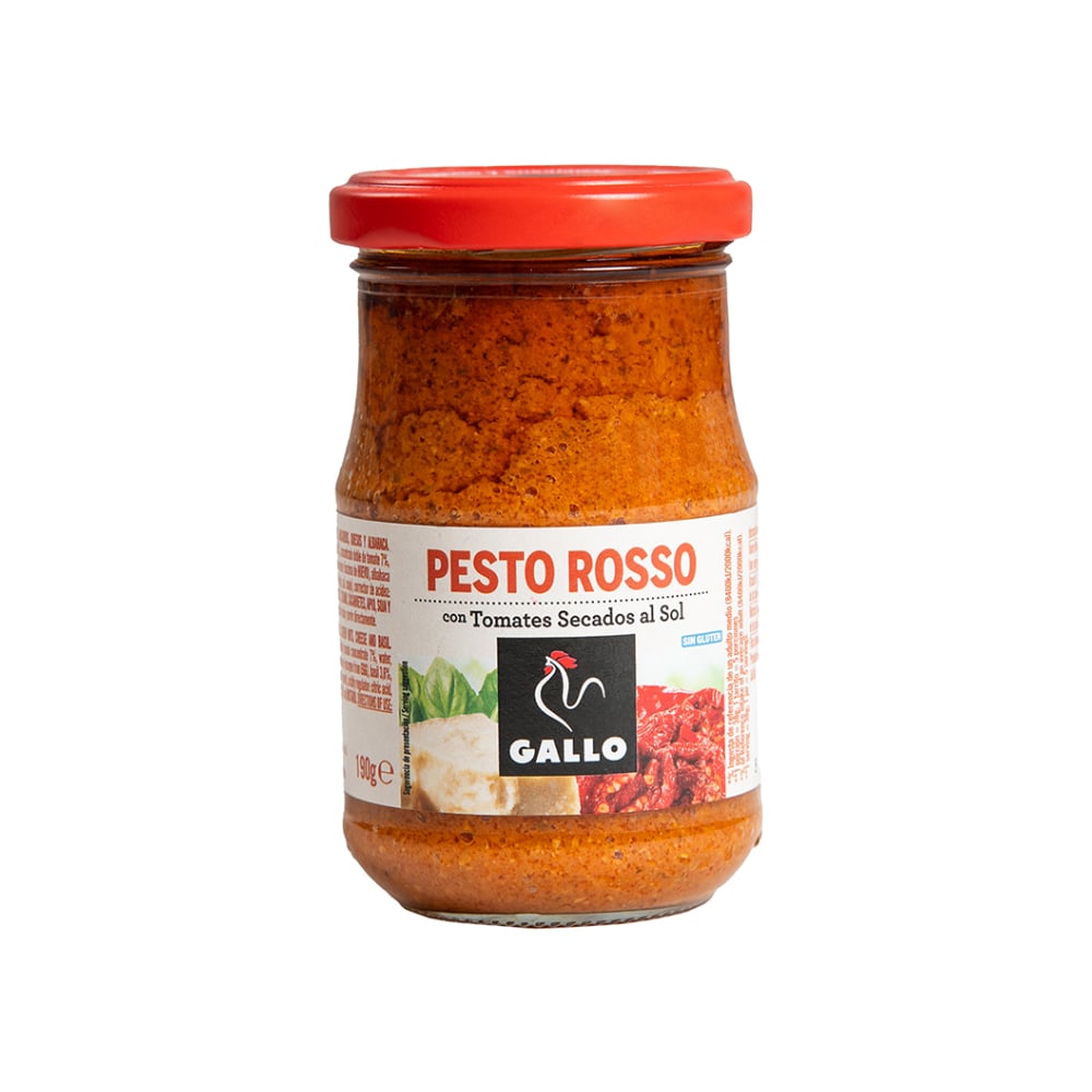 Pesto rojo con tomates secados al sol Gallo (190 g / 6.70 oz) - Imagen 1