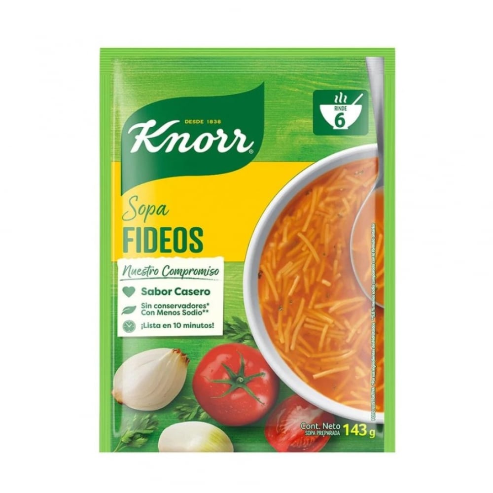 Sopa de fideos Knorr (143 g / 5.04 oz) - Imagen 1