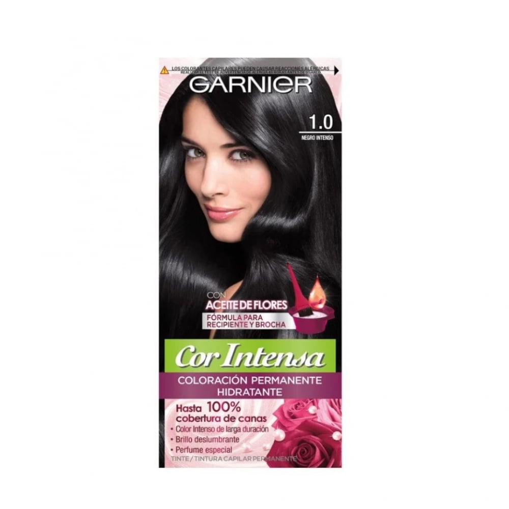 Tinte No. 1.0 negro intenso Cor Intensa Garnier (45 g / 1.59 oz) - Imagen 1