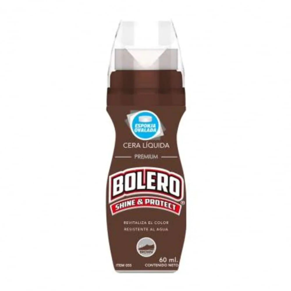 Cera líquida para calzados color carmelita Bolero (60 ml) - Imagen 1