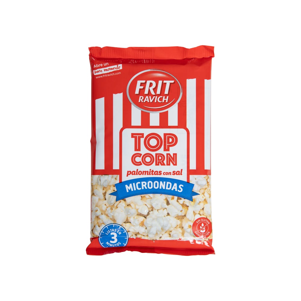 Palomitas con sal para microondas Frit Ravich (90 g / 3.174 oz) - Imagen 1
