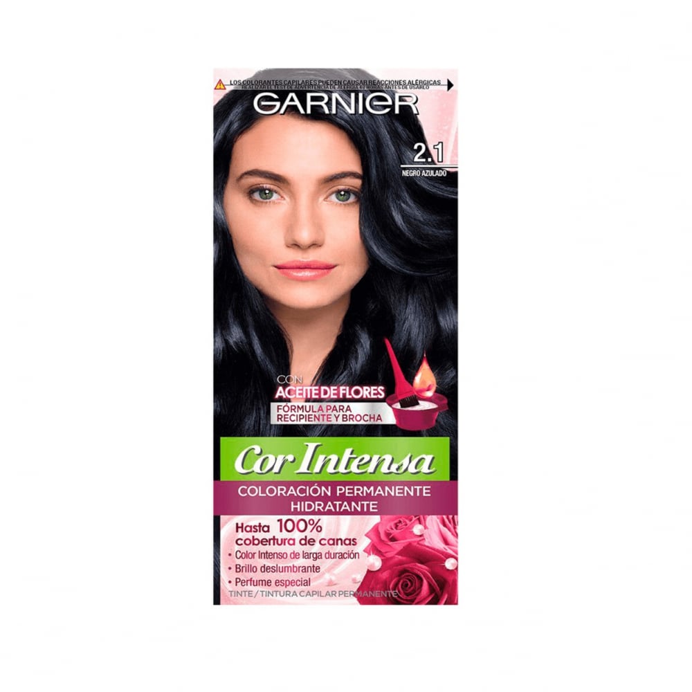 Tinte No.2.1 negro azulado Cor Intensa Garnier (45 g / 1.59 oz) - Imagen 1