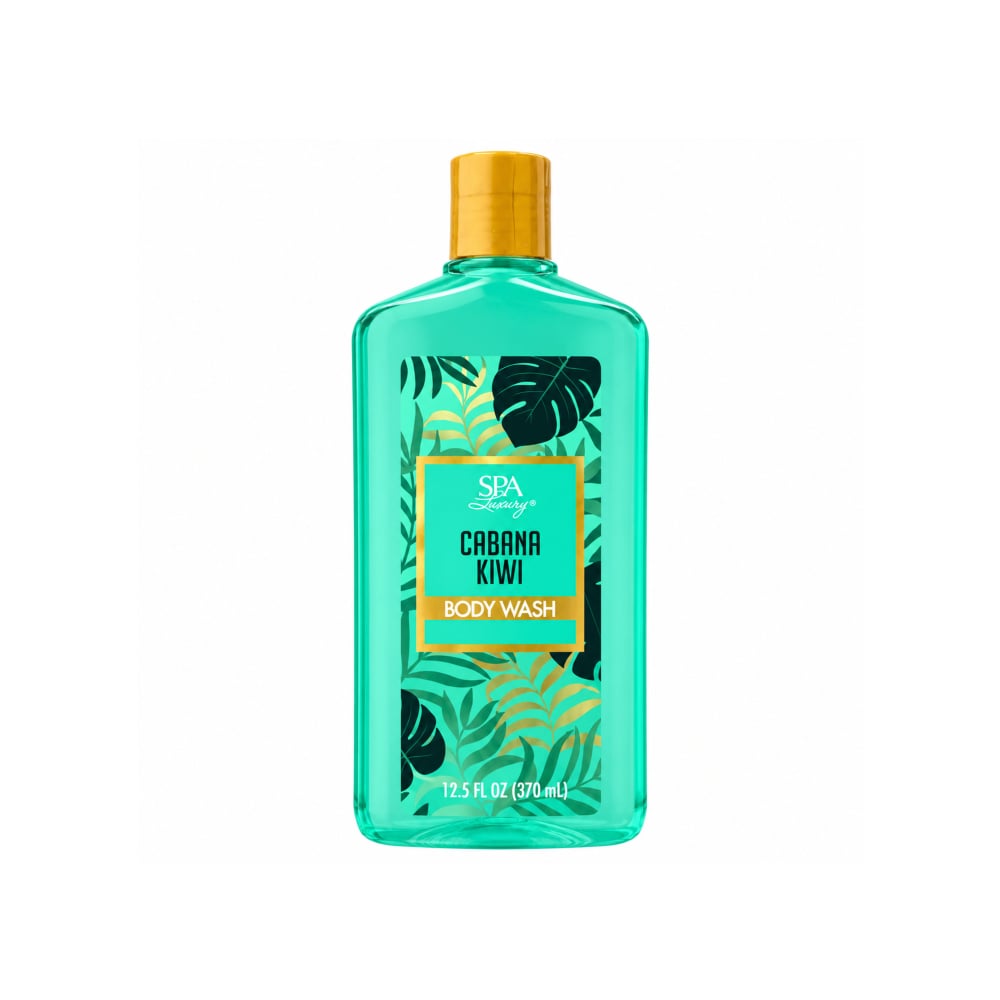 Gel de baño cabaña de kiwi Spa Luxury (370 ml / 12.5 oz) - Imagen 1